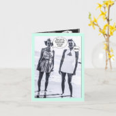 いい娘はいない カード (黄色い花)