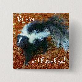 いい子でないと臭くなるぞ 缶バッジ