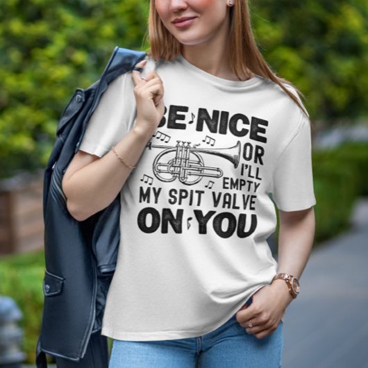 いい子でなければスパットバルブコルネットの先生を空にする Tシャツ