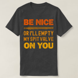 いい子でなければ唾の吐き出すおもしろい Tシャツ