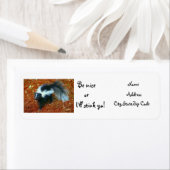 いい子でなければ臭いぞ！-住所 シール (インサイチュ)