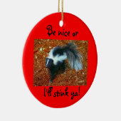いい子でなければ臭いオーナメント セラミックオーナメント (右)