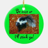 いい子でなければ臭いオーナメント セラミックオーナメント (裏面)