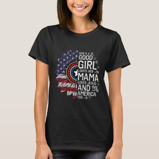 いい子はママとアメリカが大好き Tシャツ