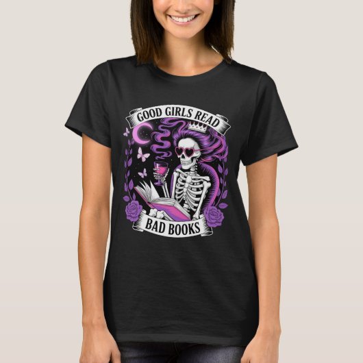 いい子は悪い本を読む Tシャツ (正面)