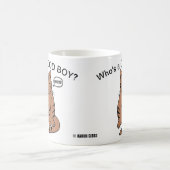 いい子は誰だ?ブラウンタビーキャットマグ コーヒーマグカップ (中央)