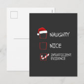 いい子も悪い子も証拠不十分 サンタ クリスマス (正面/裏面)