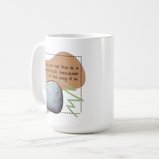 いい岩 コーヒーマグカップ (正面左)