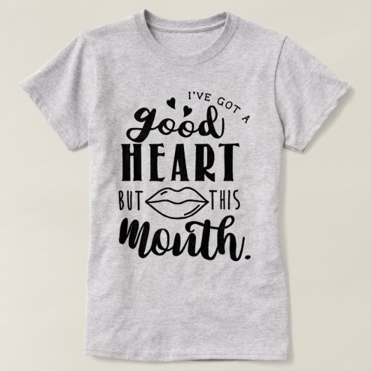 いい得ハート... Tシャツ (デザイン正面)