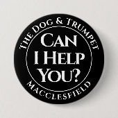 いい救済のか？バッジボタン 缶バッジ (正面)