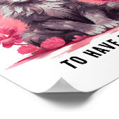 いい日だ – Cat Dayお祝い ポスター (角)