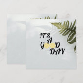 いい日ですね 招待状 (正面/裏面)