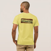 いい日を過ごしてる… Tシャツ (裏面フル)