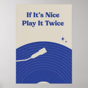 いい曲は2回聴けばいい Quote 音楽好きGif ポスター