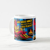 いい本を持って行ったら誰が翼が必要だ？ コーヒーマグカップ (正面左)