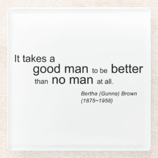 いい男のガラスのコースターが必要 ガラスコースター