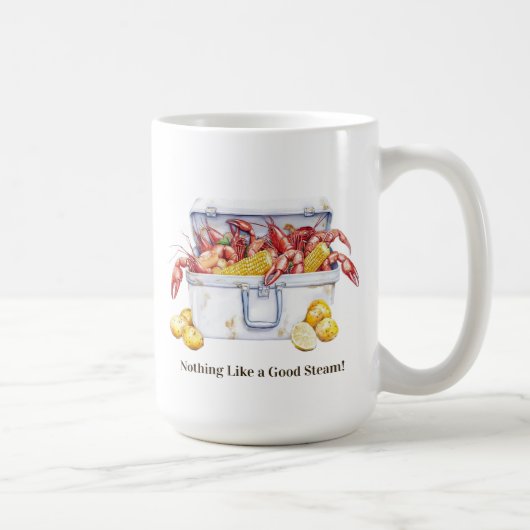 「いい蒸気のマグだ コーヒーマグカップ (右)