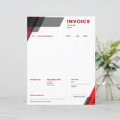 いい請求書空白のテンプレート (スタンド正面)