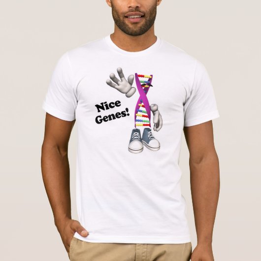 いい遺伝子 おもしろDNA Tシャツ (正面)