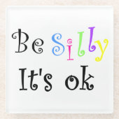 いい間抜けよ！ – ガラスのコースター ガラスコースター (正面)