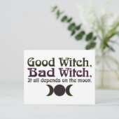 「いい魔女、悪い魔女…」 ポストカード (スタンド正面)