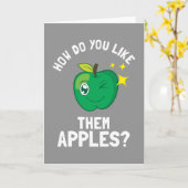 いかにしなさいかそれらをりんご好みます カード (黄色い花)