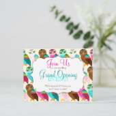 いかに今コキンメフクロウか。 オープン インビテーションポストカード (スタンド正面)