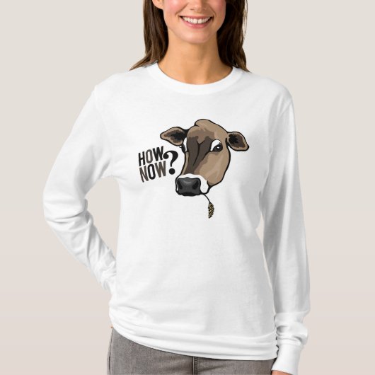 いかに今ブラウン牛か。 Tシャツ (正面)