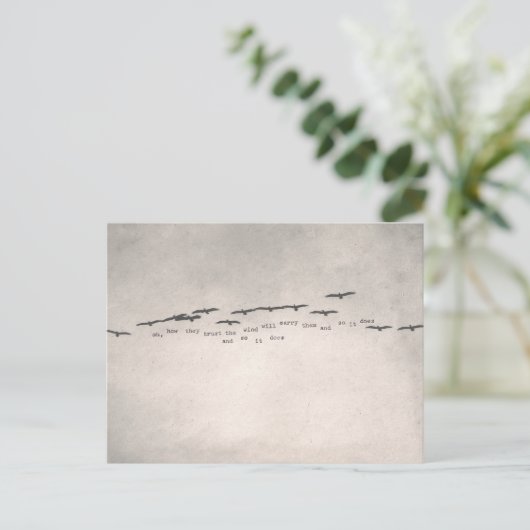 ""いかに信頼するか、oh ポストカード (スタンド正面)