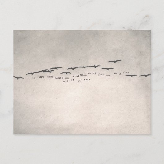 ""いかに信頼するか、oh ポストカード (正面)