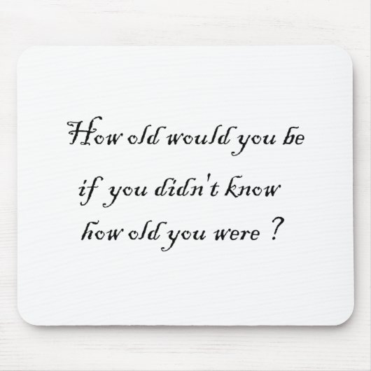 いかに古い知らなかったらですか。-マウスパッド マウスパッド (正面)