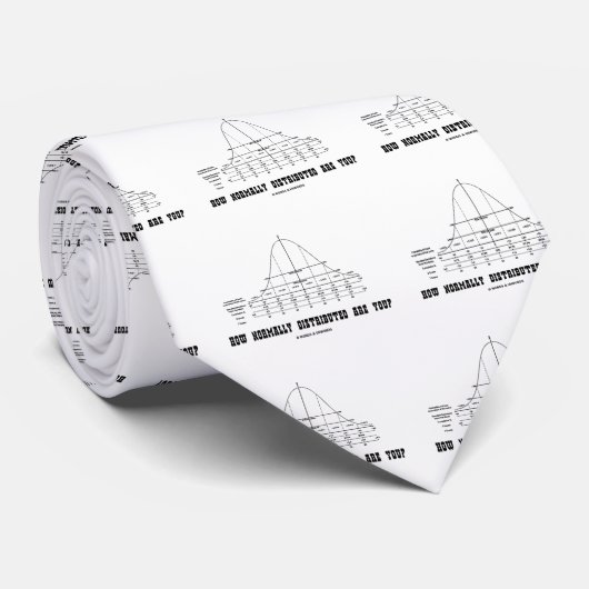 いかに普通配られますか。 (Statsのユーモア) ネクタイ (ロール)