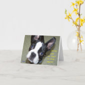 いかに犬年に古いか。 カード (黄色い花)