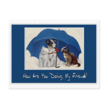 いかに私の友人の郵便はがきをしていますか。