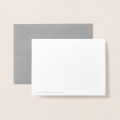 いかりありがとう 箔カード (裏面封筒付き)