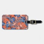 いかりおよびくらげパターン ラゲッジタグ (正面横)