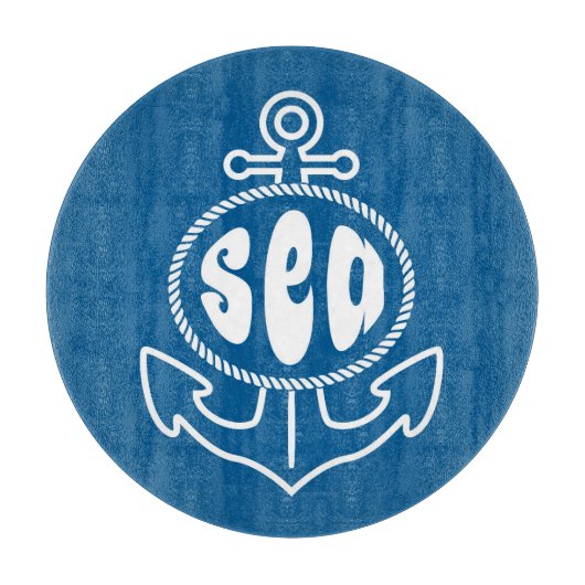 いかりおよび海 カッティングボード (正面)