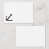 いかりかわいいデザイン ノートカード (正面/裏面)