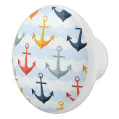 いかりが付いている航海のなパターン セラミックノブ (右)