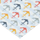 いかりが付いている航海のなパターン テーブルクロス (アングル)