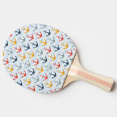 いかりが付いている航海のなパターン 卓球ラケット (横)