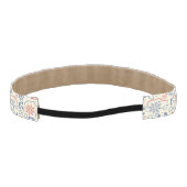 いかりが付いている赤そして海軍背景 アスレチックヘッドバンド (裏面)