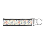 いかりが付いている赤そして海軍背景 リストバンドキーホルダー (鍵右)