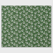 いかりとクリスマスライト航海の ラッピングペーパー (フラット)