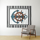 いかりとストライプ タペストリー (インサイチュ(横))