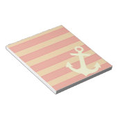 いかりとストライプ ノートパッド (アングル)