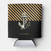 いかりとストライプ 缶クーラー (正面)