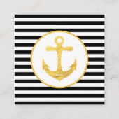 いかりとストライプ |航海のテーマ |エンクロージャカード エンクロージャーカード (正面)