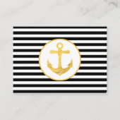いかりとストライプ |航海のテーマ |エンクロージャカード エンクロージャーカード (正面)