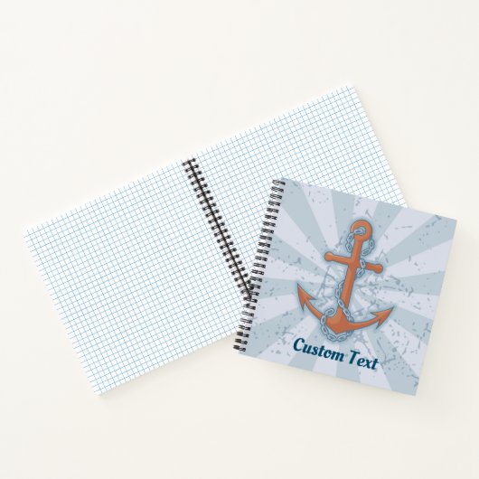 いかりとチェーン ノートブック (内部)